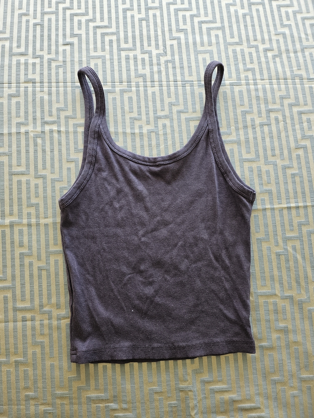 Classic Ribbed Tank Top - Navy - Picture 4 of 6